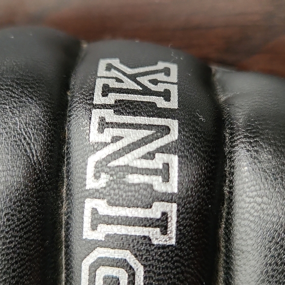 PINK by Victoria Secrets womans black slides, size M 7/8 - Picture 14 of 16